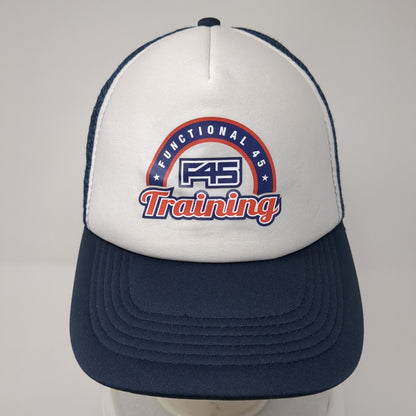 Functional F45 Training Snapback Mesh Back Trucker Hat Blue One Size