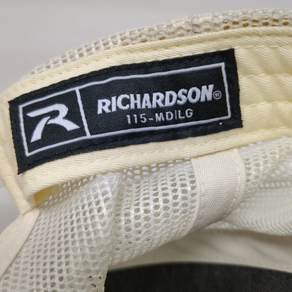 Richardson Trucker Hat Orange White Blue L The Peregrine Fund Falcon Snapback