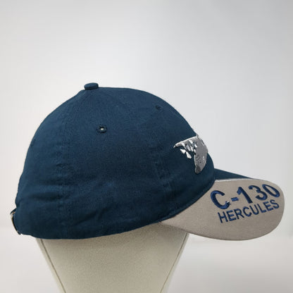 Eagle Crest Baseball Cap Blue One Size C-130 Hercules US Air Force Plane Hat