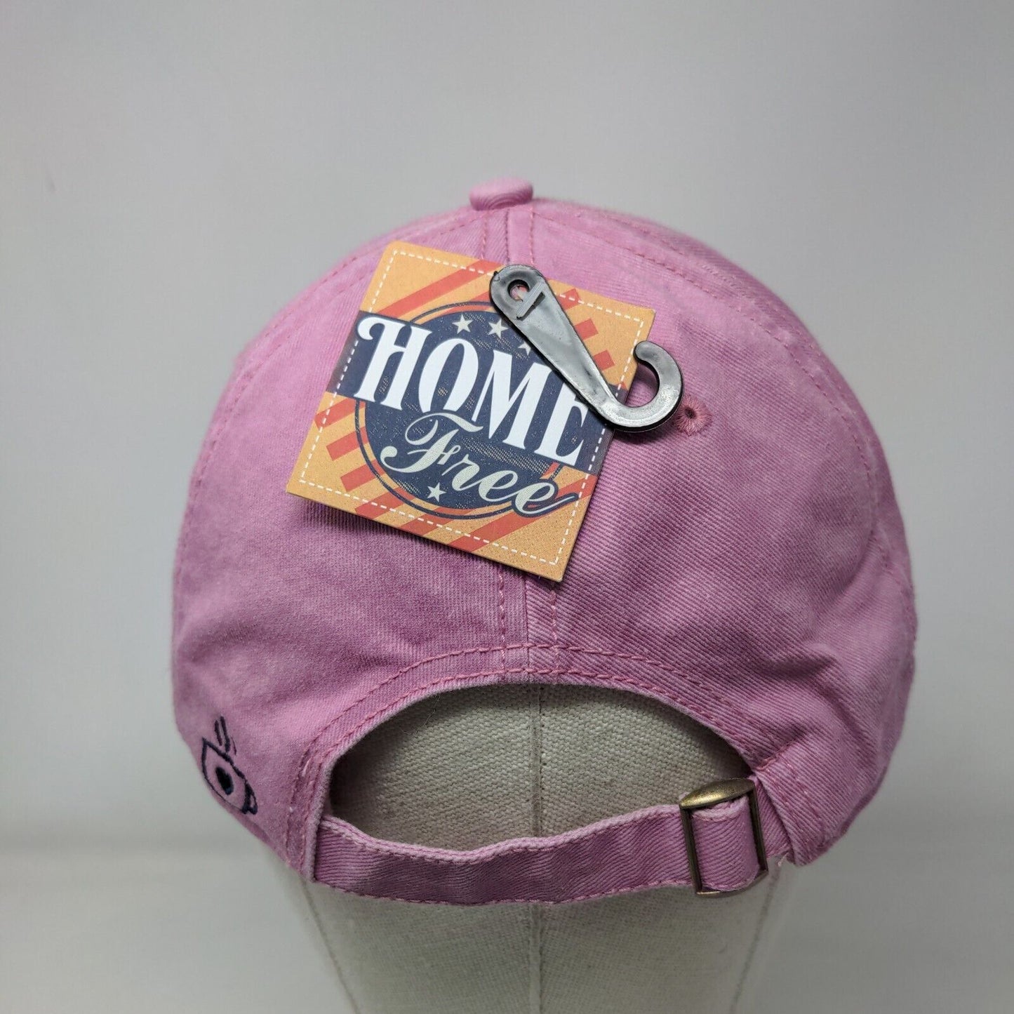 Coffee Slideback Hat Pink OSFM Embroidered Home Free 6 Panel W/Tags