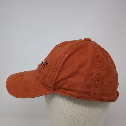 My Outdoor TV Slideback Baseball Cap Orange One Size Adjustable Embroidered