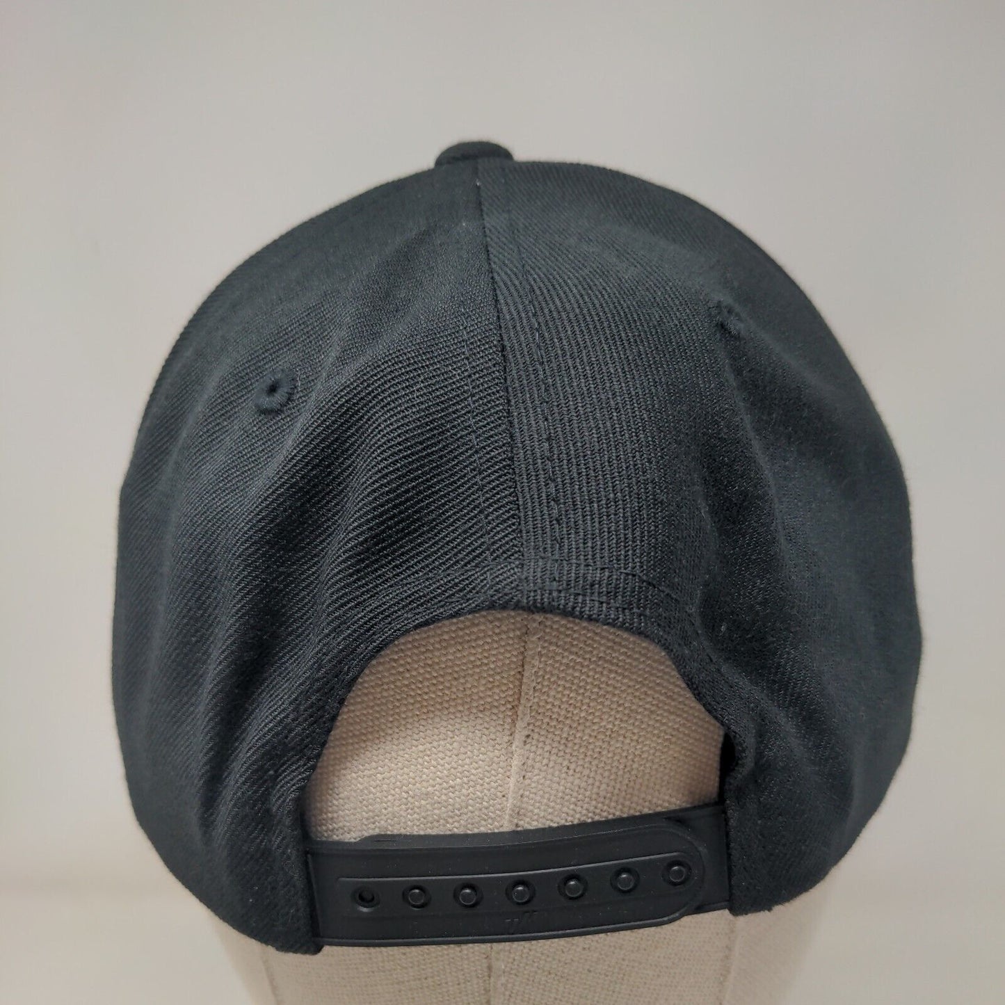 Suforia Snapback Hat Black One Size Embroidered The Classics Yupoong