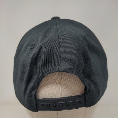 Suforia Snapback Hat Black One Size Embroidered The Classics Yupoong