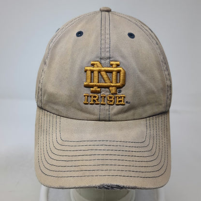 Notre Dame Fighting Irish NCAA Twins Enterprise Cap Blue XL Hat Fitted Shamrock