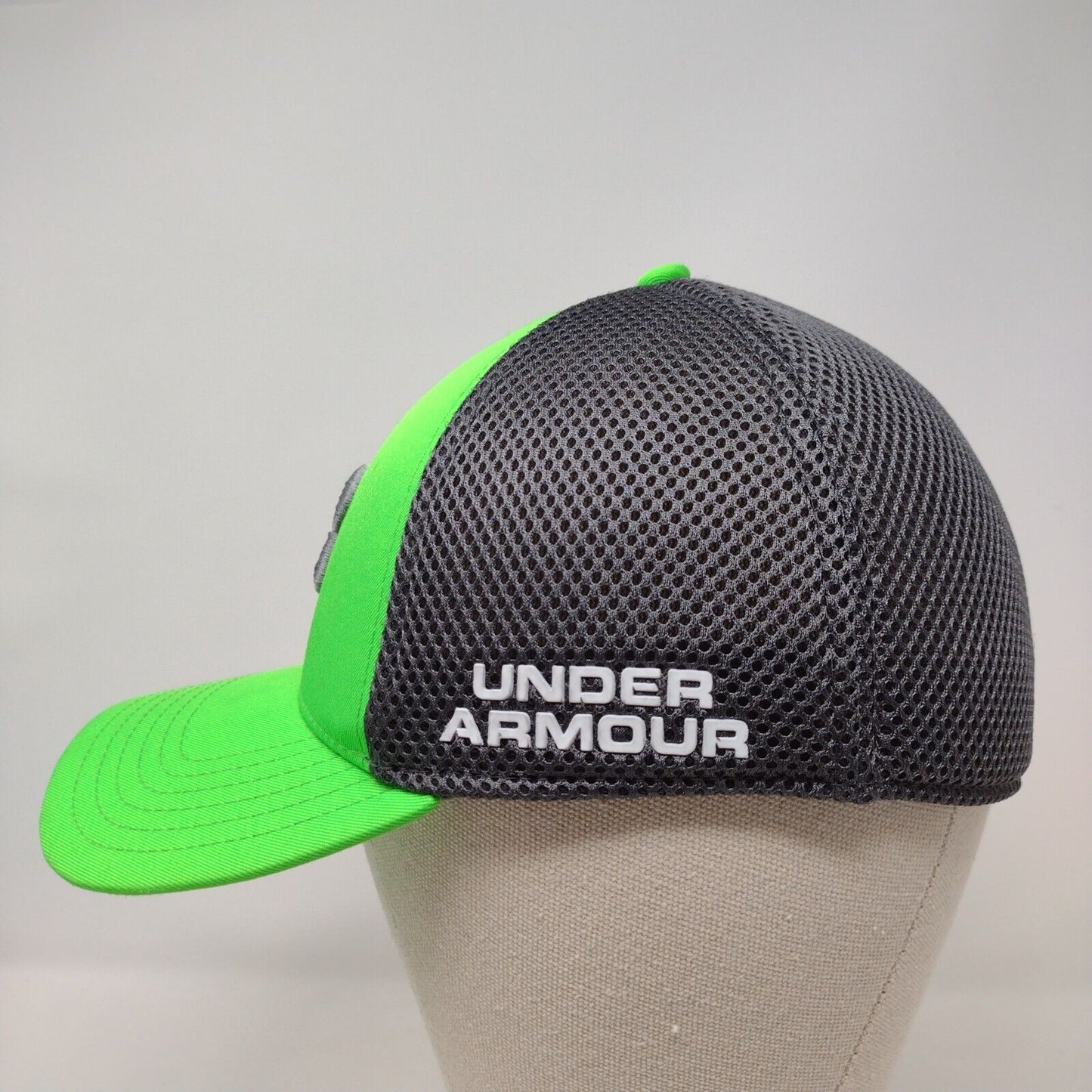Under Armour Fitted Mesh Back Hat Multi M/L Colorblock Embroidered