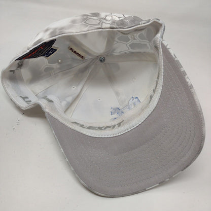 Yupoong Flexfit Fitted Hat Multicolor L-XL Camo Embroidered 6 Panel