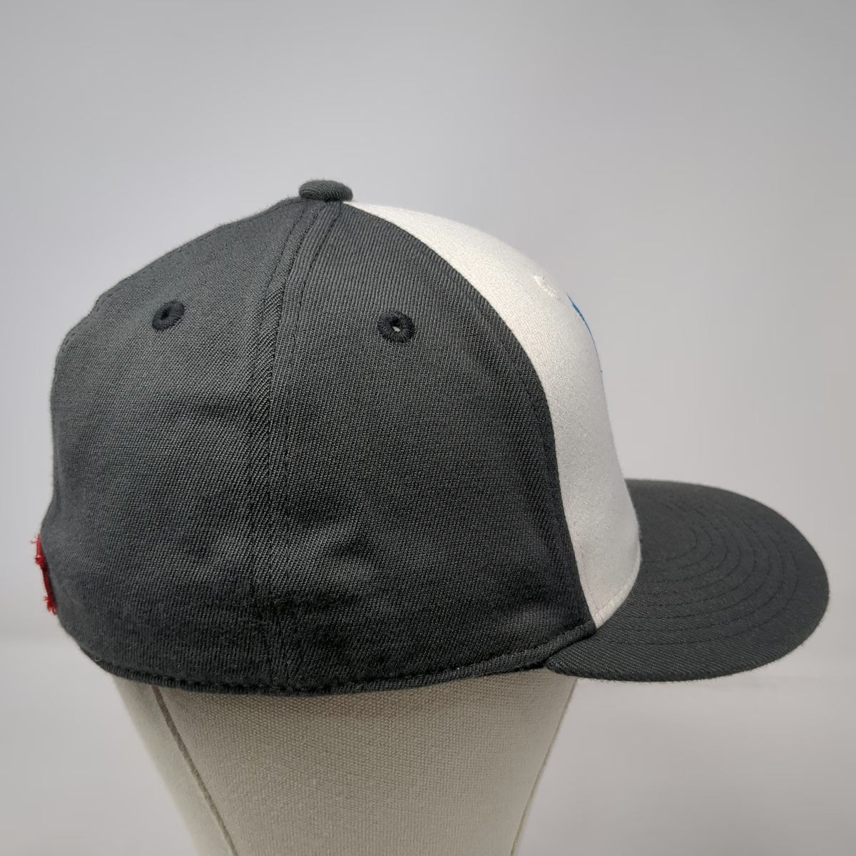 Troy Lee Designs Baseball Cap Gray M Flexfit 210 Fitted TLD Logo Moto MX Hat