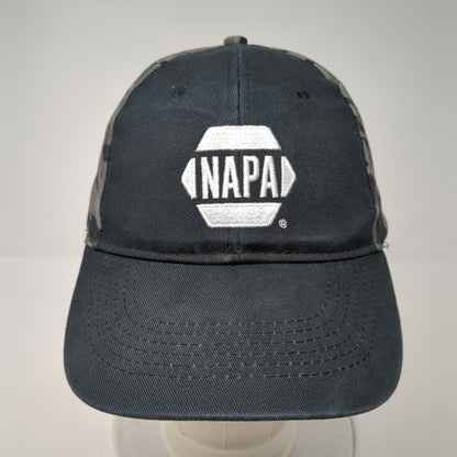 NAPA Auto Parts Strapback Hat Camouflage One Size Embroidered 6 Panel
