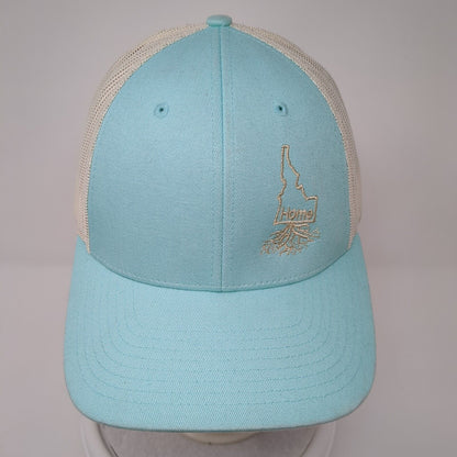 Home Idaho Snapback Trucker Hat Blue M/L Adjustable Mesh Embroidered Richardson