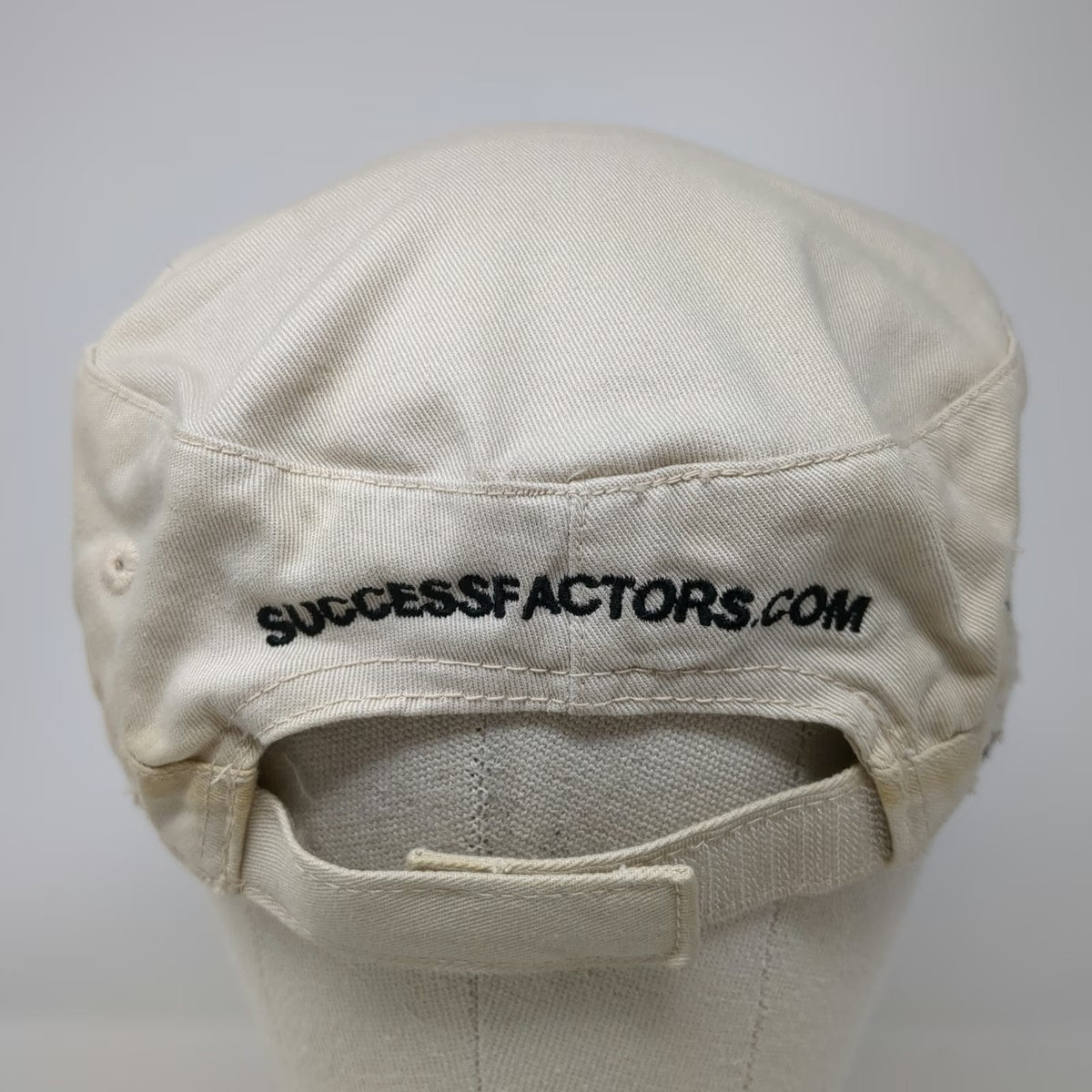 Alternative Army Cap Beige One Size SuccessFactors SFSF Strapback Distressed Hat
