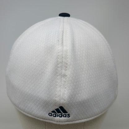 Adidas Baseball Cap Blue M Fairway Collection Aeroready Fitted Hat Golfing