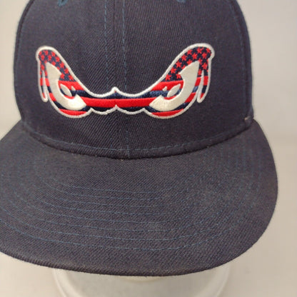 Lake Elsinore Storm Fitted Hat New Era 59Fifty Blue 7 1/2 Minors MLB Embroidered
