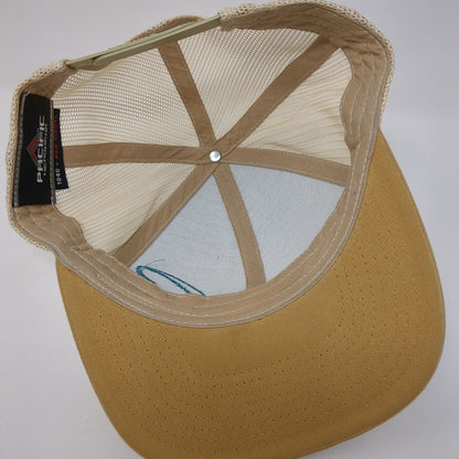 Pacific Headwear Snapback Trucker Hat Multicolor One Size Adjustable Mesh Back