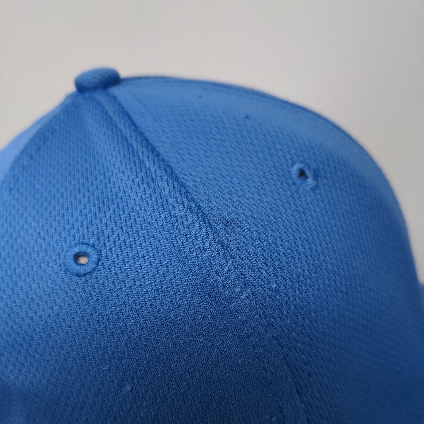 Athletic Works Fitted Hat Blue Small-Medium Solid 6 Panel Vent Holes