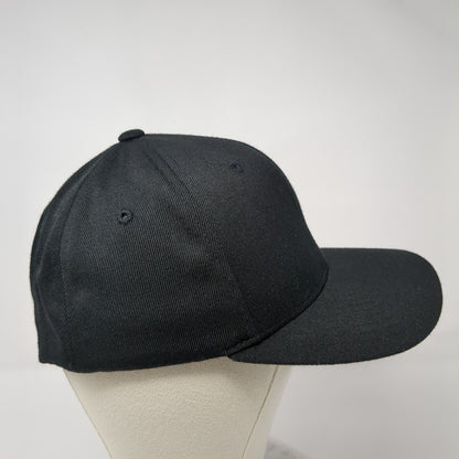 Pacemaker Fitted Hat Black S-M Embroidered Flexfit Yupoong 6 Panel
