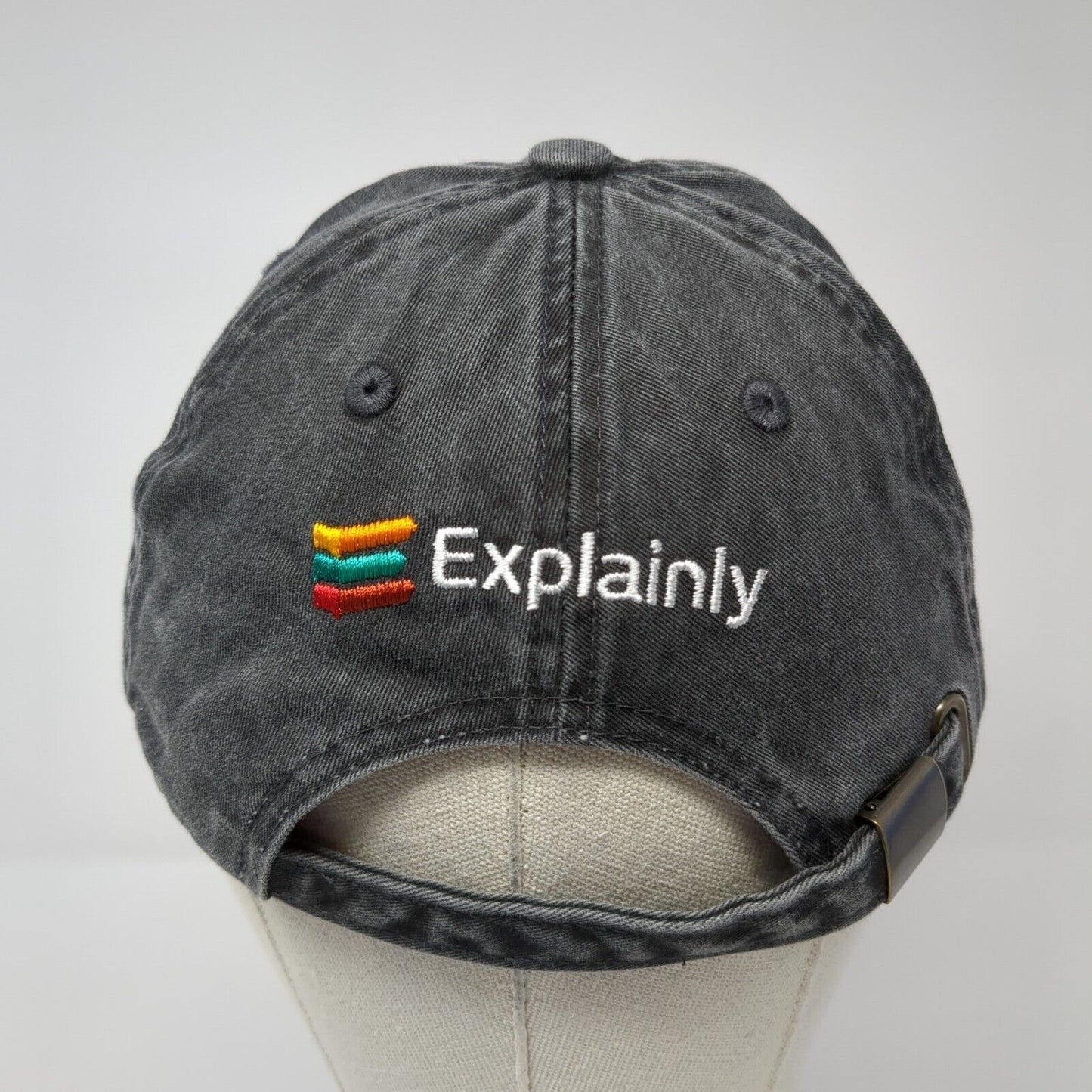 My Creative Hat Explainly Slideback Hat Gray One Size Port Authority