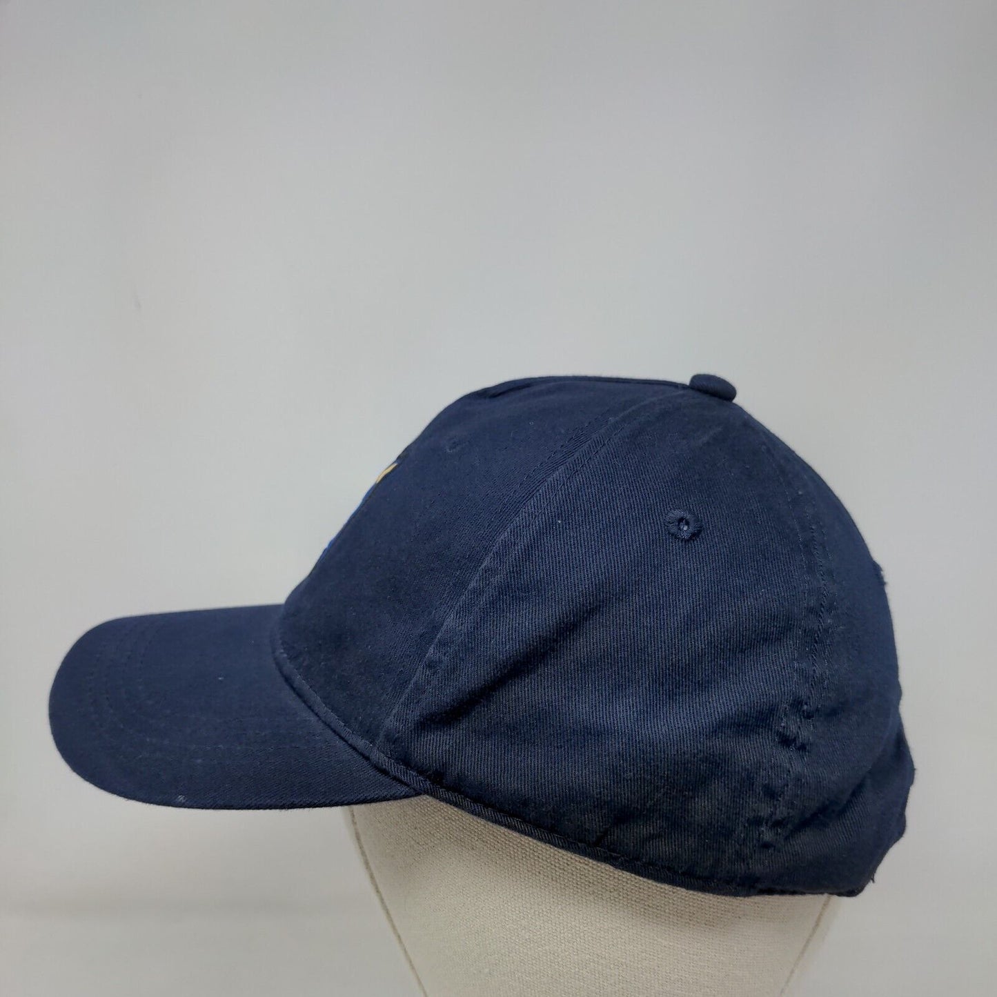 Sonic the Hedgehog Sega Snapback Hat Blue One Size Solid Adjustable