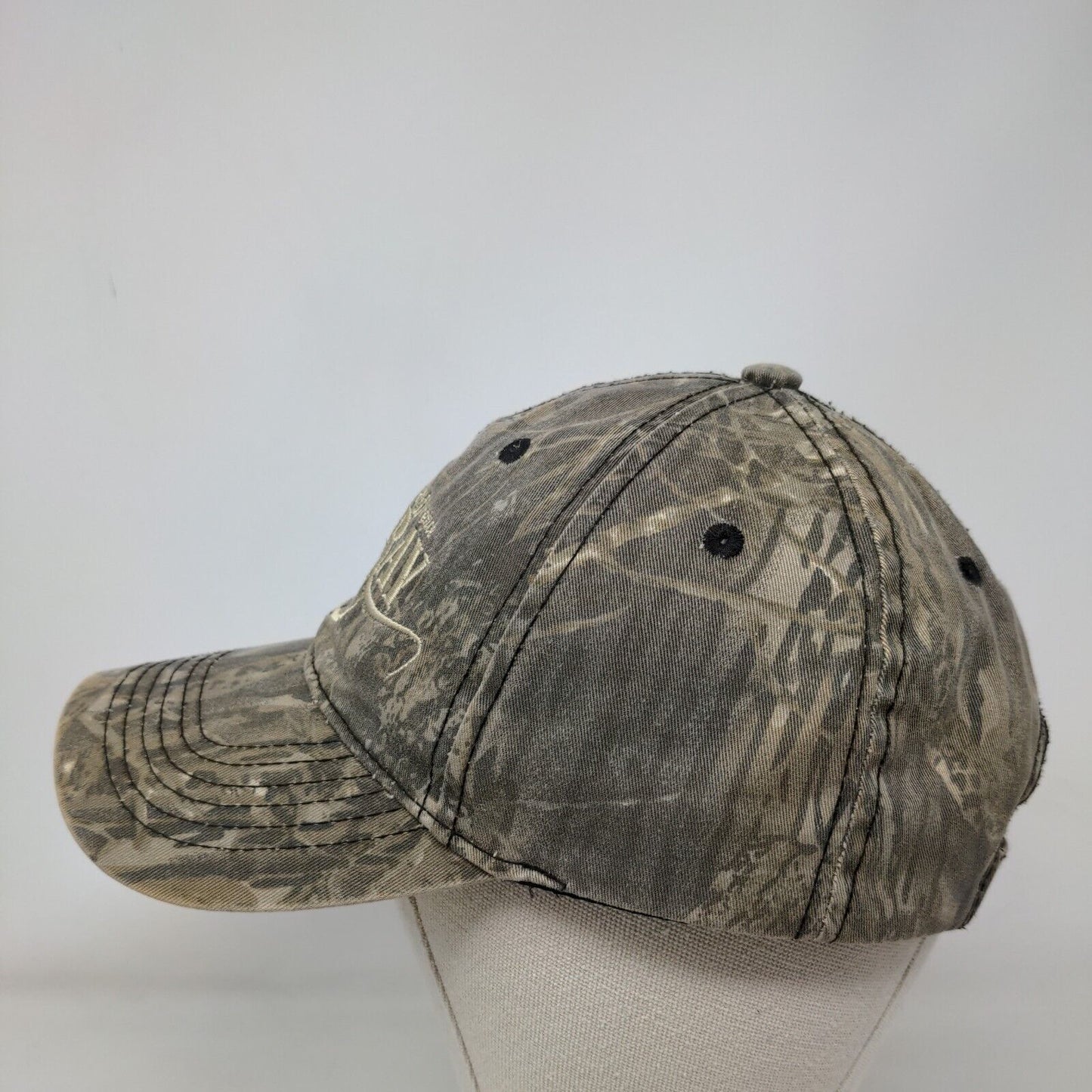 Stingray Chevrolet Bartow Strapback Hat Camo One Size Embroidered 6 Panel