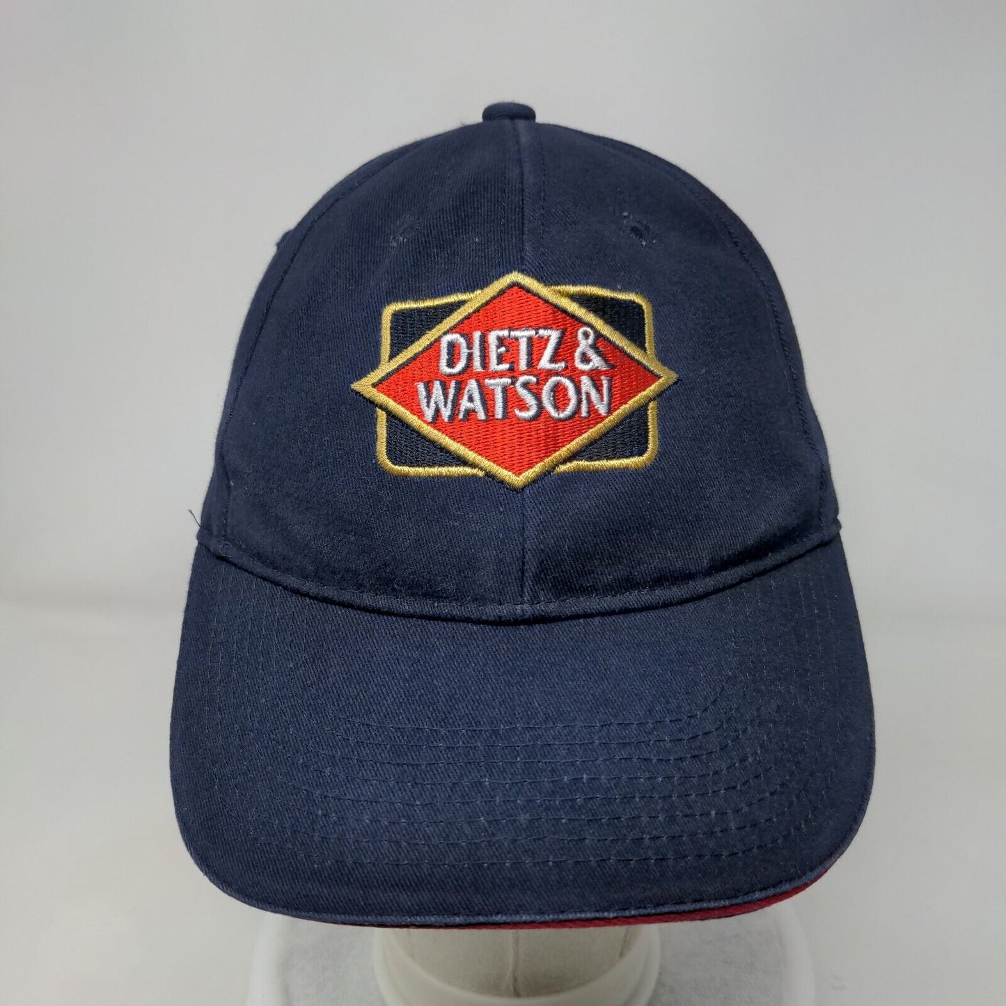 Dietz & Watson Strapback Hat Blue One Size Embroidered Expect The Best