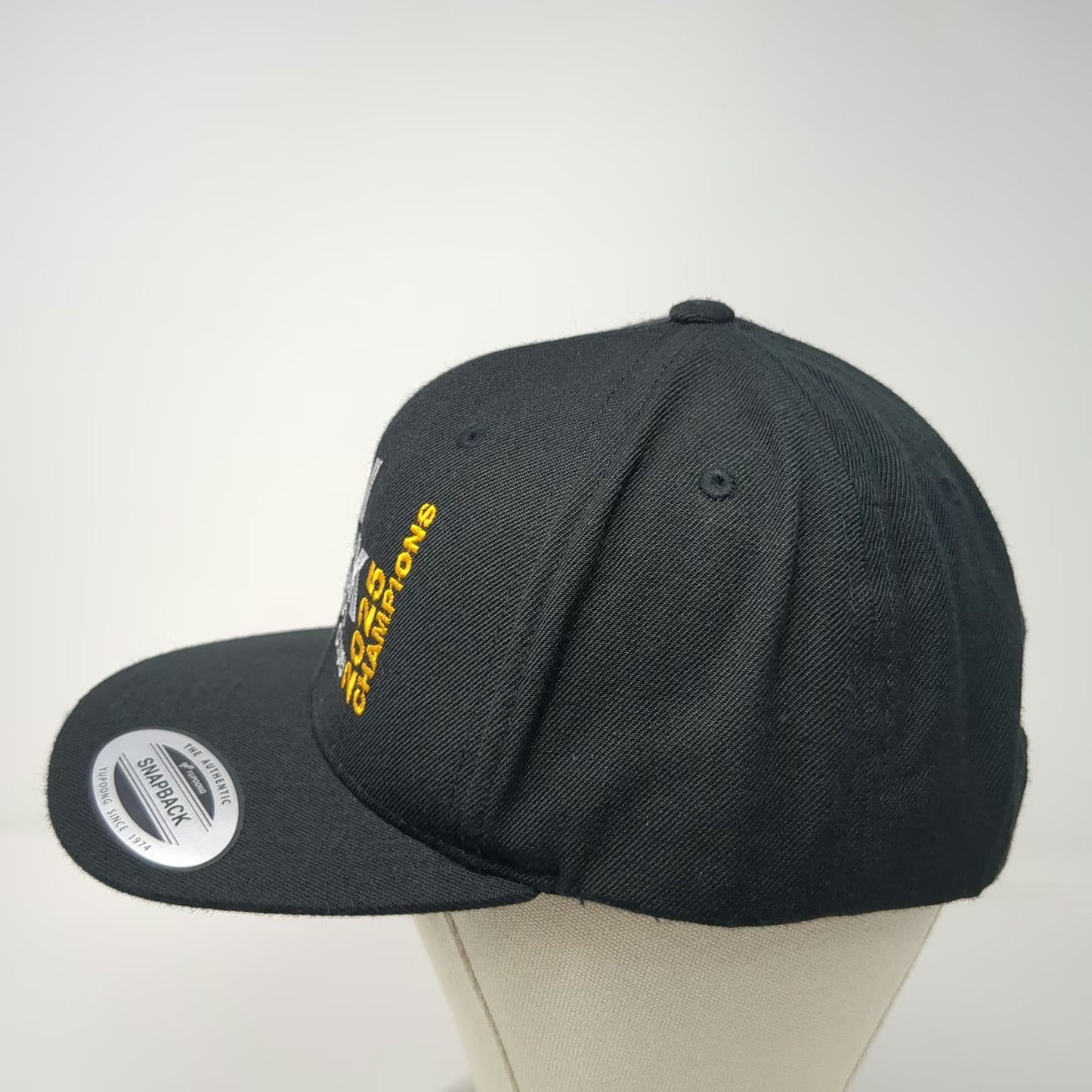 Yupoong Snapback Hat Black OS New York Handball Club 2025 Champions Green Wool