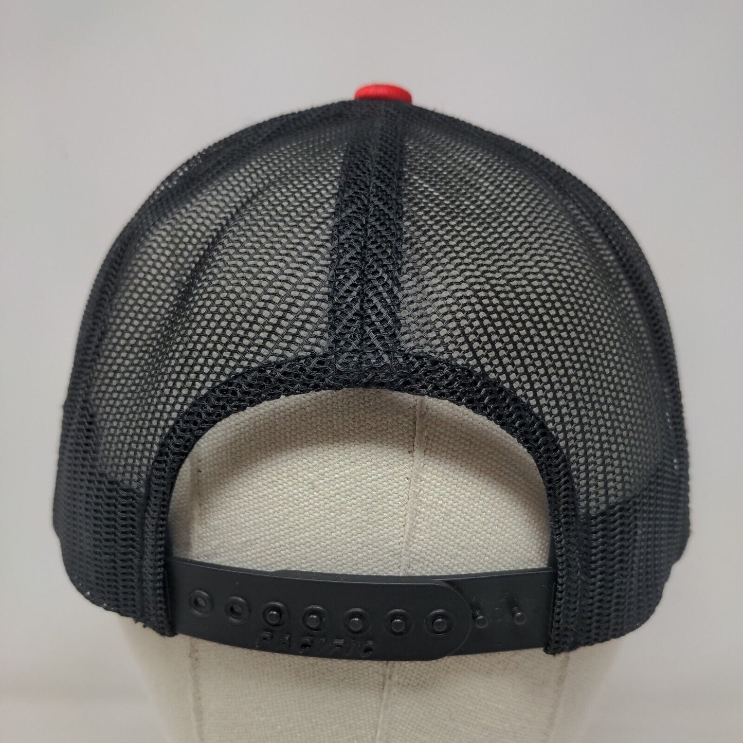 Old South Peach Snapback Mesh Back Trucker Hat Multi One Size Colorblock