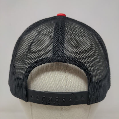 Old South Peach Snapback Mesh Back Trucker Hat Multi One Size Colorblock
