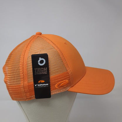 Marathon Pipe Line Trucker Hat Orange One Size Adjustable Mesh Back Pukka