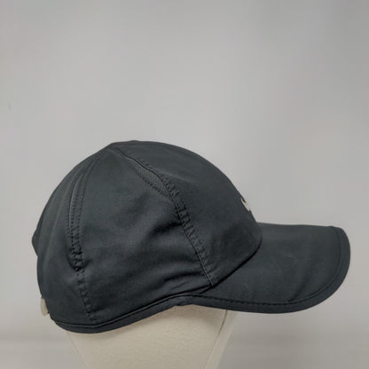 Nike Swoosh Dri-Fit Strapback Hat Black OSFM Adjustable Featherlight