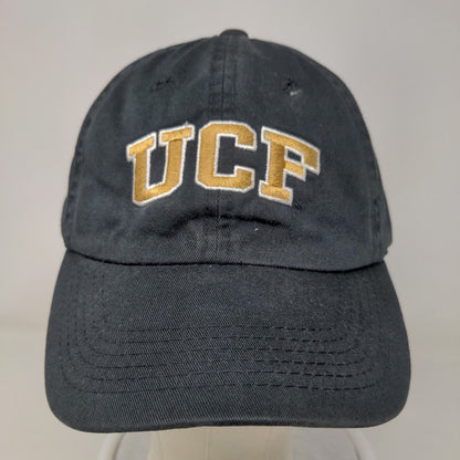 Top of the World Men's Slideback Hat Black Embroidered UCF Knights Logo Cotton