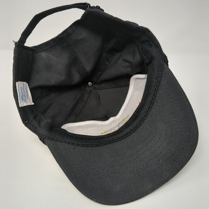 Support Desert Storm Strapback Rope Hat Black One Size Adjustable