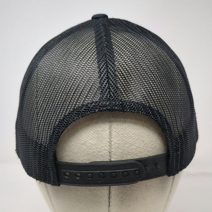 Yupoong Trucker Hat Black One Size CrossFit Casual Puffin Bird Patch Snapback