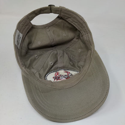 SoCo Crab Slideback Hat Tan OSFM Embroidered Adjustable 6 Panel