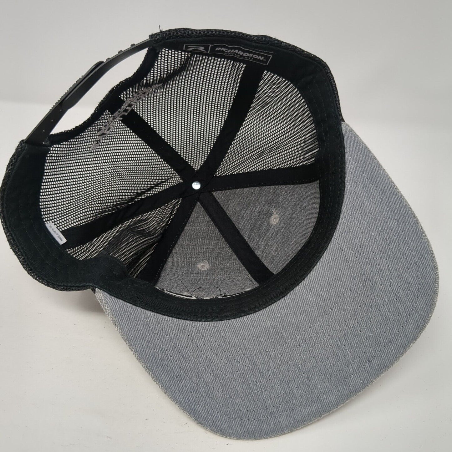 EVP Evolution Powersports Snapback Mesh Back Trucker Hat Gray One Size