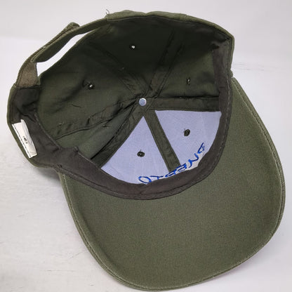 Green One Size Baseball Cap Puerto Rico Flag Flame Graphic Embroidery Cotton Hat