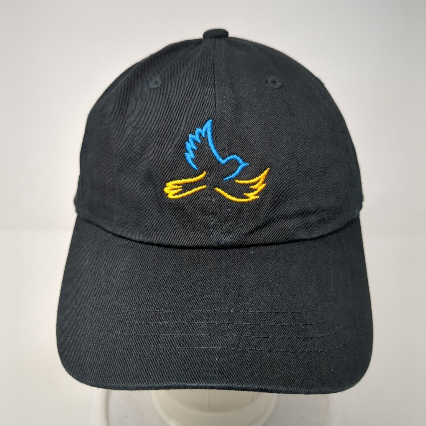 Flying Bird Slideback Hat Black One Size 6 Panel The Classics Yupoong