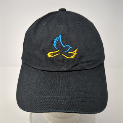 Flying Bird Slideback Hat Black One Size 6 Panel The Classics Yupoong