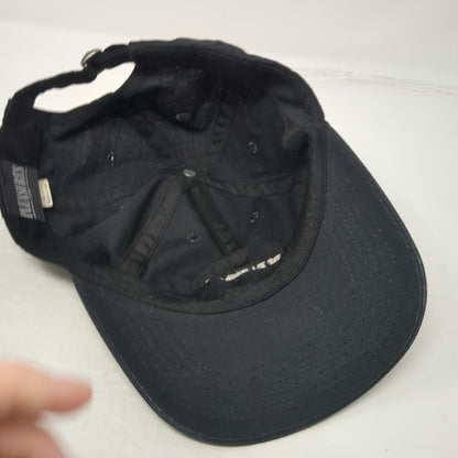 Pleasures Baseball Cap Black One Size Embroidered Logo Adjustable Strapback Hat
