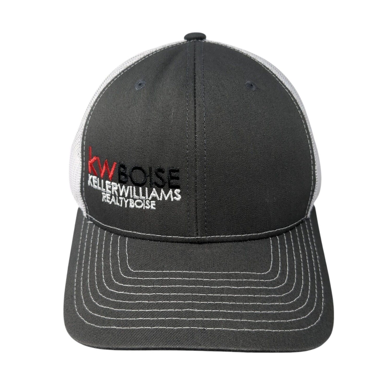 KW Boise Keller Williams Realty Boise Snapback Trucker Hat Gray OS Richardson
