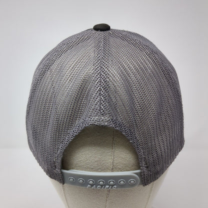 ESI Snapback Trucker Hat Black OS Adjustable Embroidered Mesh Pacific Headwear