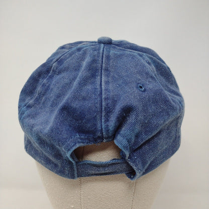 Jalapeño Open Strapback Hat Blue OSFA Embroidered Denim 6 Panel Otto Cap