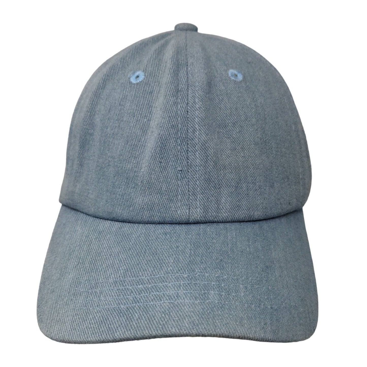 Francesca's Women's Slideback Hat Blue Size OS 100% Cotton Blank