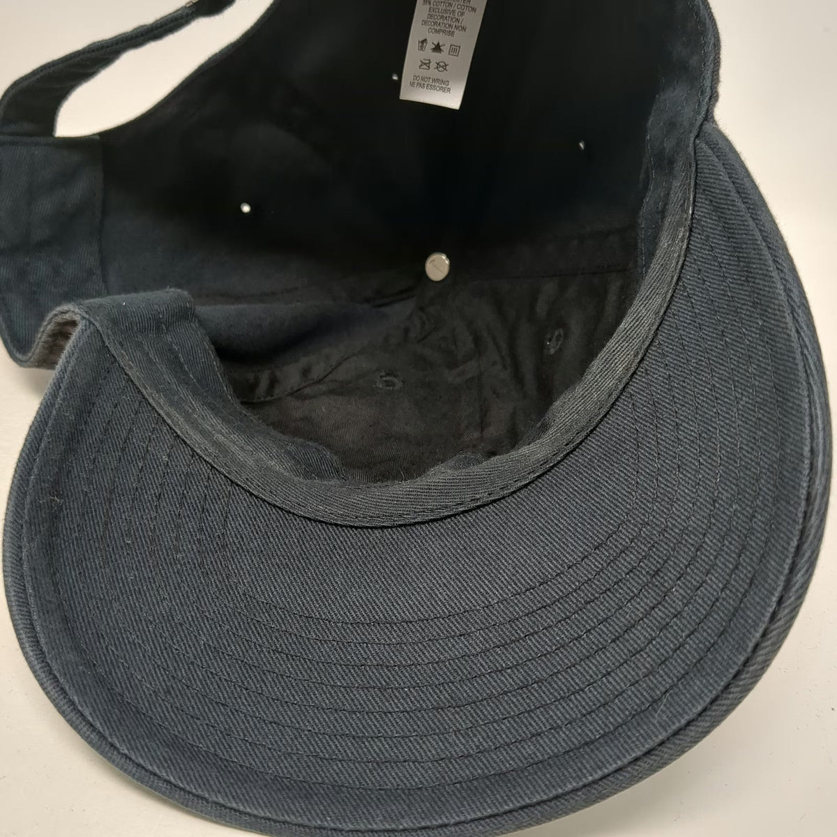 Nike Baseball Cap Blue One Size Adjustable Heritage86 Cotton Slideback Logo Hat