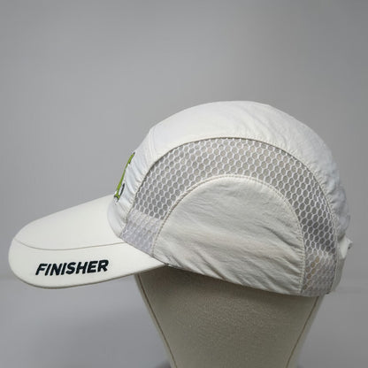 White One Size Baseball Cap Hat 13.1 Finisher Massachusetts Yukanrun Mesh Back
