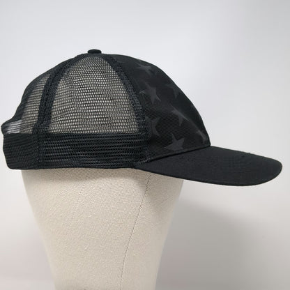 Matco Tools Trucker Hat Black OSFM American Flag Stars Snapback Mesh Polyester