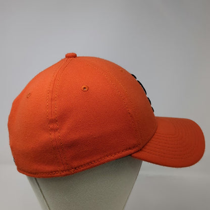 New Era Idaho State Bengals NCAA Cap Orange M 39THIRTY Stretch Fit Curved Hat