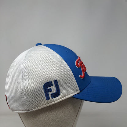 Titleist Pro V1 FJ Fitted Hat Blue Small/Medium Colorblock New Era