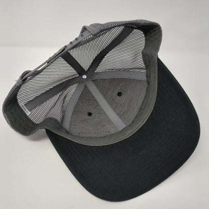 HK A CRH Company Snapback Trucker Hat Black M/L Adjustable Mesh Back Richardson
