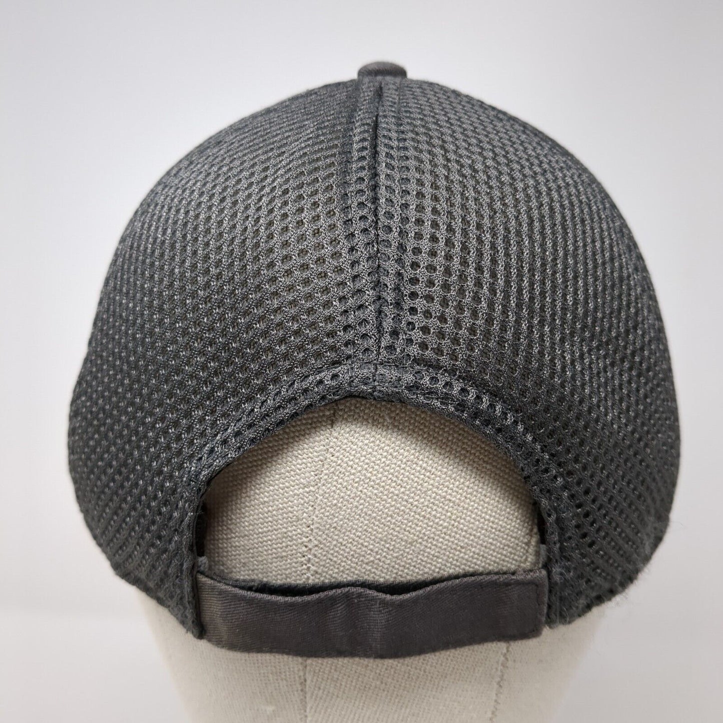 HH Electric Strapback Mesh Back Hat Gray One Size Solid Comfy Fit Otto