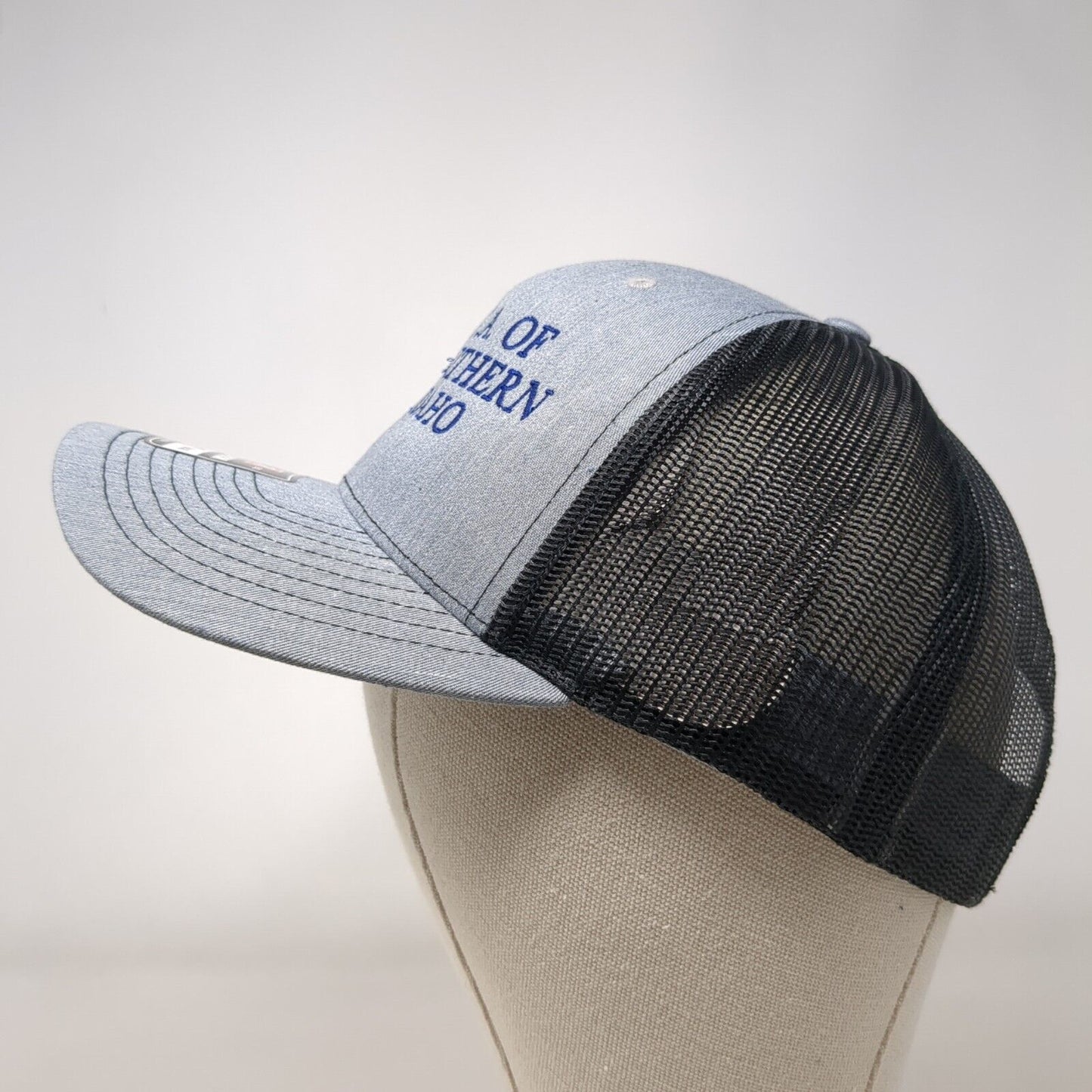 T.A. of Southern Idaho Snapback Trucker Hat Gray OSFA Mesh Back