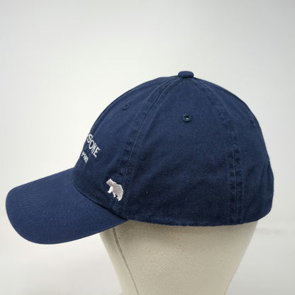 Fahrenheit Yellowstone National Park Bear Blue One Size Baseball Cap Hat Cotton